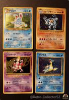 Japanese Pokemon Card Lot Holo Rare Lapras Machamp Mr. Mime