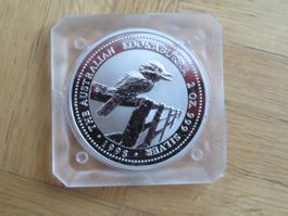 Silber Kookaburra Münze 1998 / 2 Oz. Silber Australien