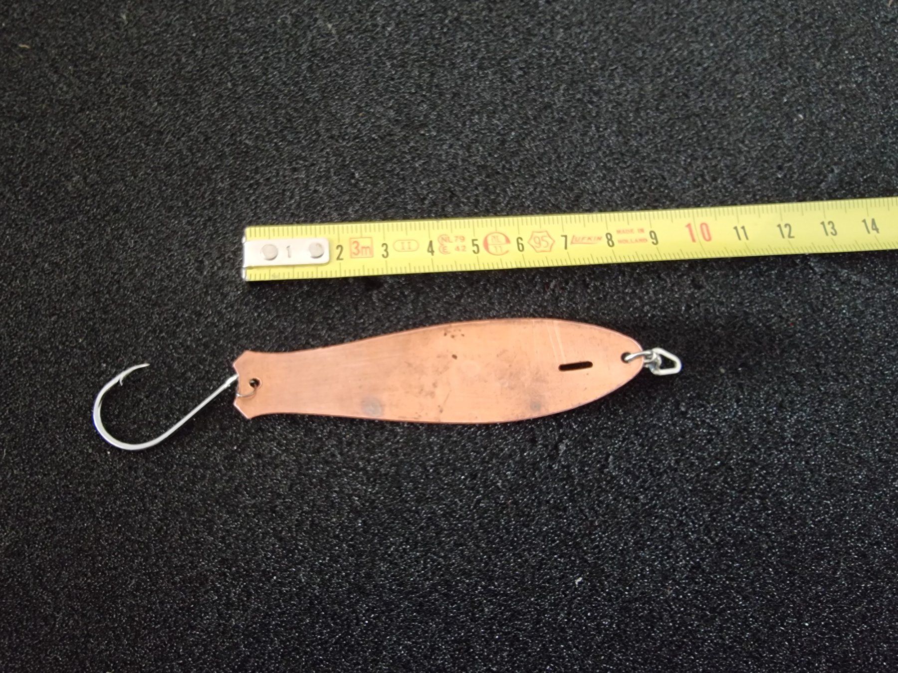 Esche: Angelköder Löffel/ Blinker Lemax Heinzer Kupfer 85mm – Usato da Abtwil SG venduto da Fischerei_Artikel 2