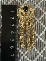 Brosche mit Strass / Modeschmuck