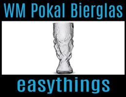 Fussball Glas Pokal Soccer Football WM EM Bierglas Geschenk