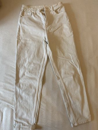 Weisse/beige Jeans Gr. 36 Amisu