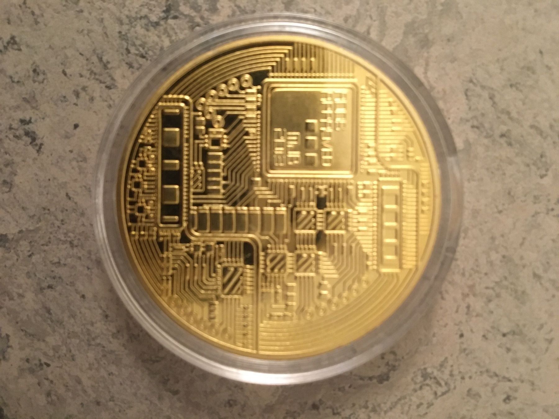 Tutti le monete: Bitcoin Münze goldenfarbig – Nuovo (secondo la descrizione) da Zürich venduto da Gamecards 1