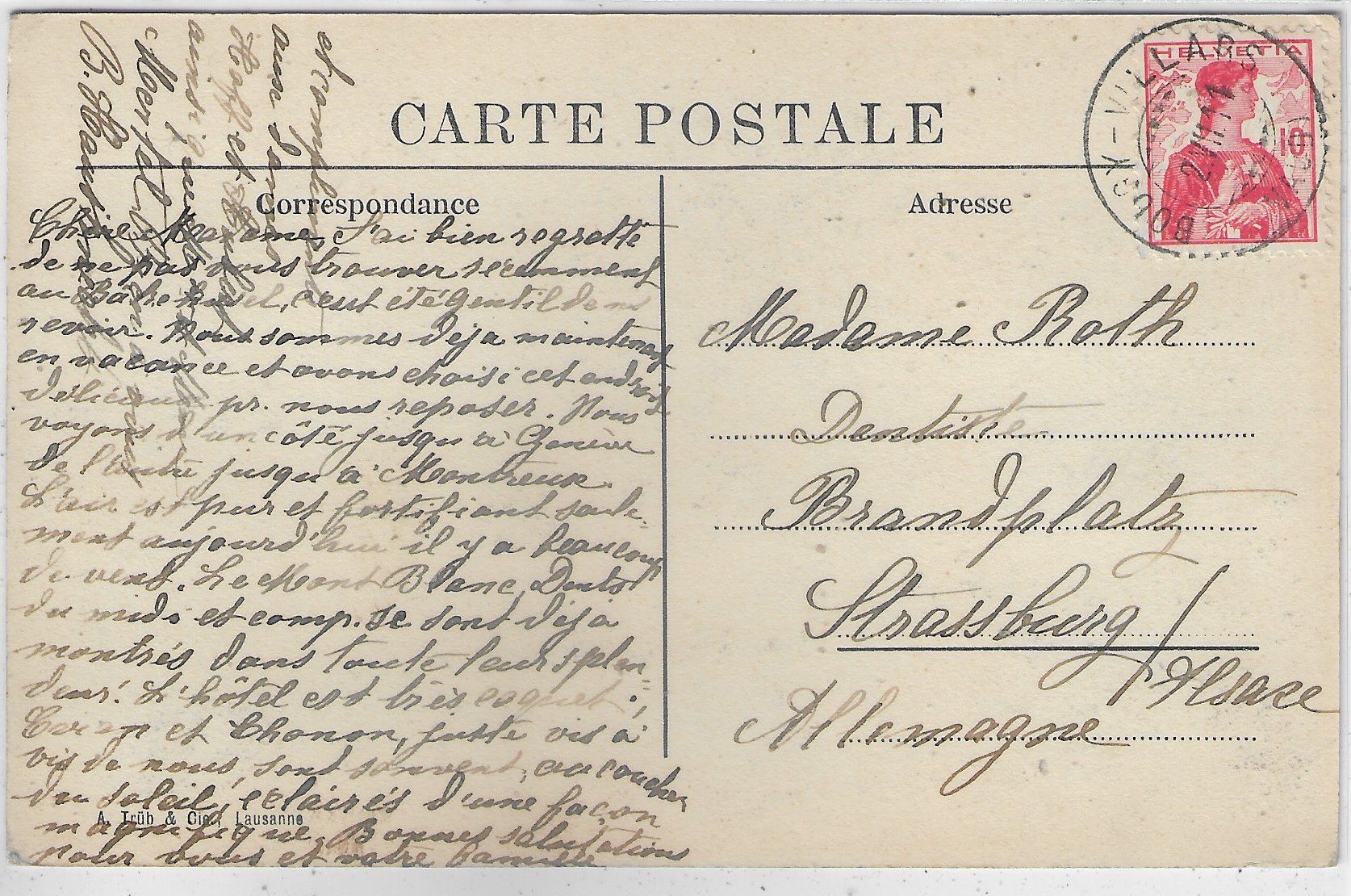 Cartoline postali: Pavillon du Signal de Bougy – Usato da Ettingen venduto da Kartenplanet 1