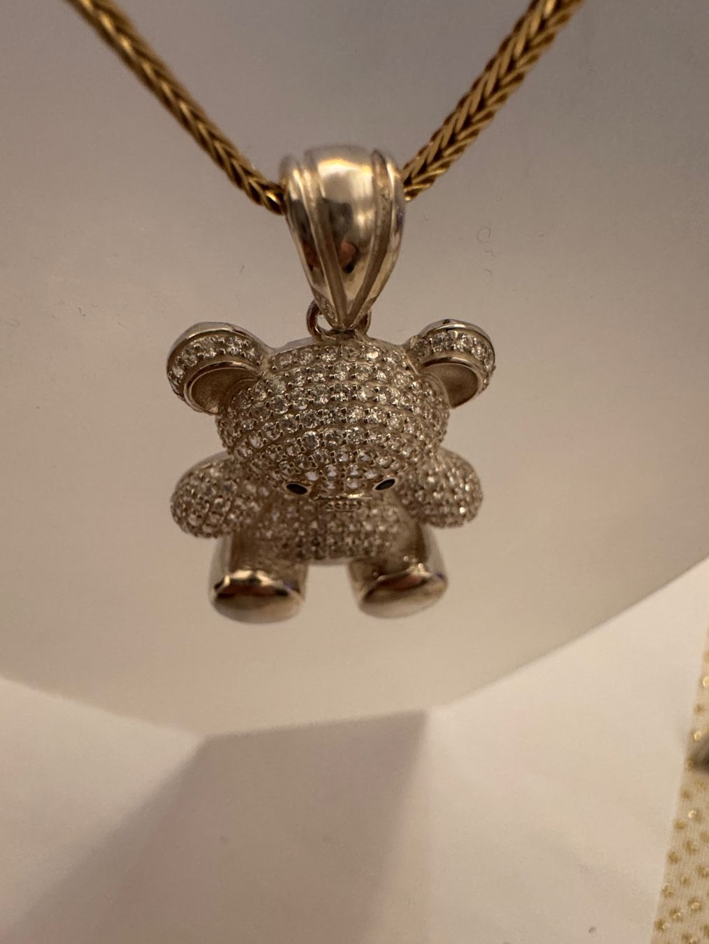 Anhänger: 925 Sterling Silver Teddy Bear Cubic Zirconia 3D – Neu und originalverpackt aus Bern von Javero 8
