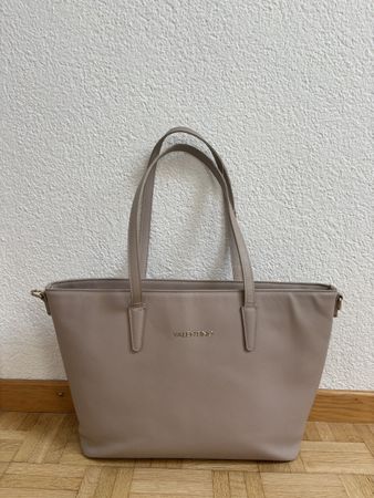 Valentino Shopper Tasche Rosa-Beige, gebraucht