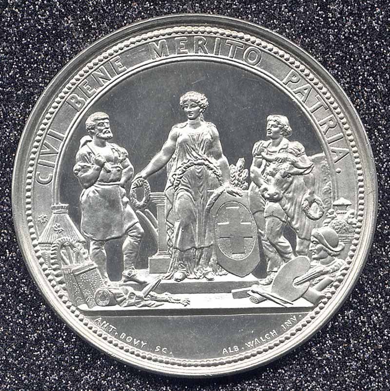 Medaglie: Medaille CH Historisch Silber "1857" – Usato da Zug venduto da urzeit