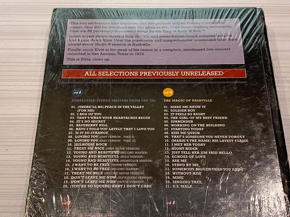 CD: Elvis Close up Deluxe 4 CD Box Set OVP – Nuovo e nell'imballaggio originale da Marbach LU venduto da Hoheduene 3