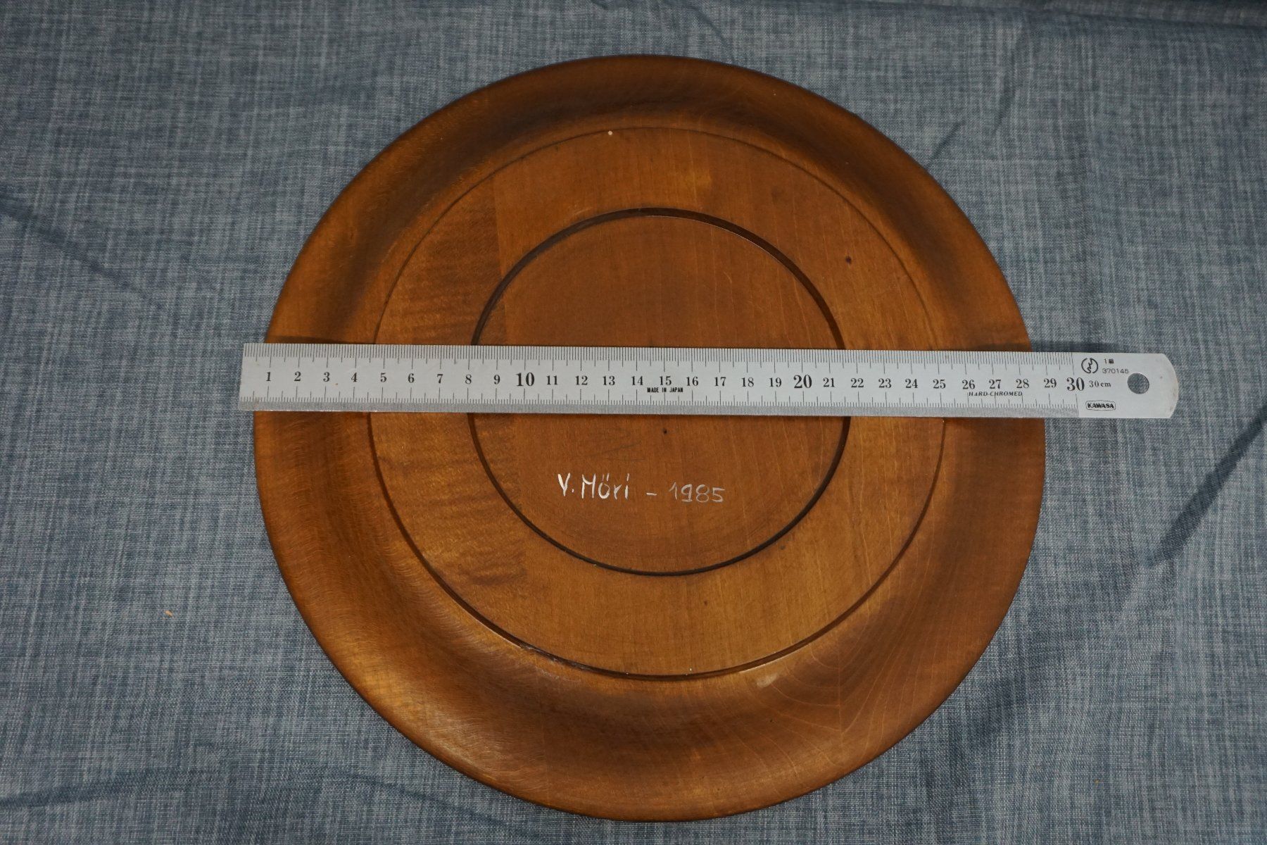 Alle Dekorationen: Wandteller Holz Vintage Handbemalt – Neu (gemäss Beschreibung) aus Diessbach b. Büren von Crocharry 1