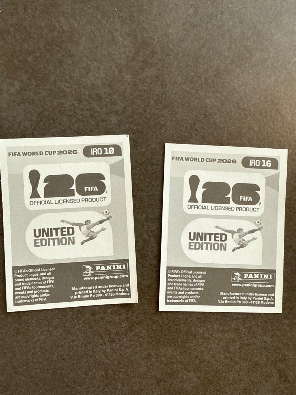 Panini Carte collezionabili: IRQ 10,16 – Nuovo e nell'imballaggio originale da Savigny venduto da Kinderboutique