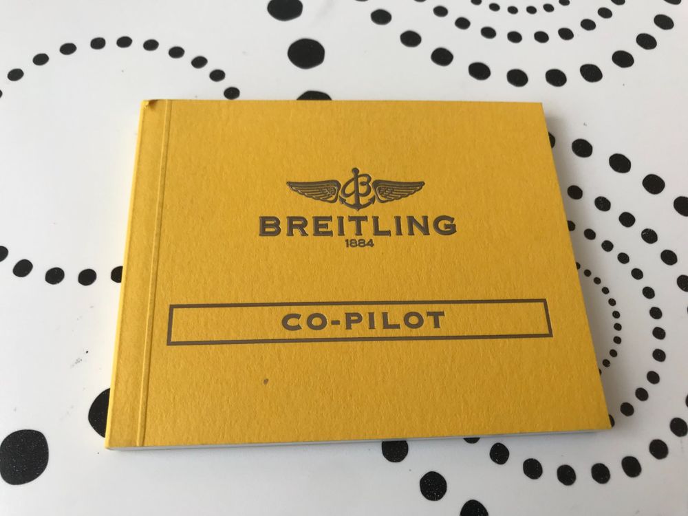BREITLING - CO-PILOT - INSTRUCTIONS FOR USE !!! (Neu (gemäss ...