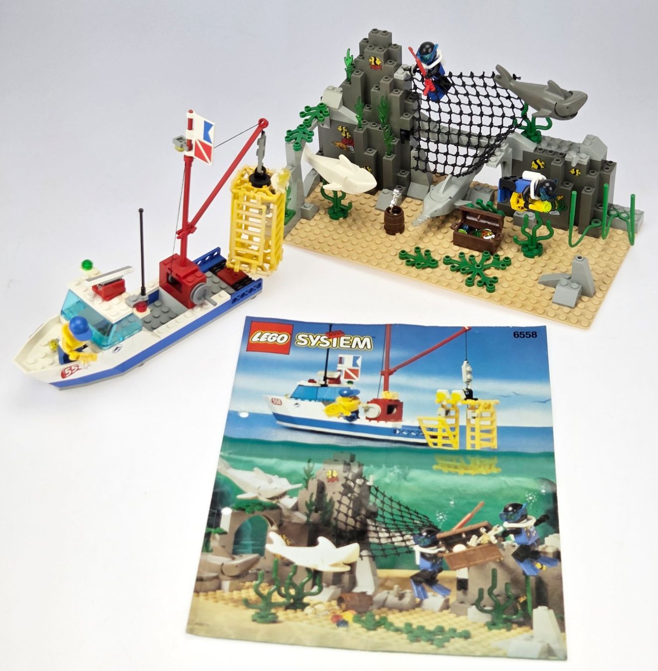 Lego Kit di costruzioni: Lego System Shark Cage Cove 6558 – Usato da Derendingen venduto da CoolerBenutzername
