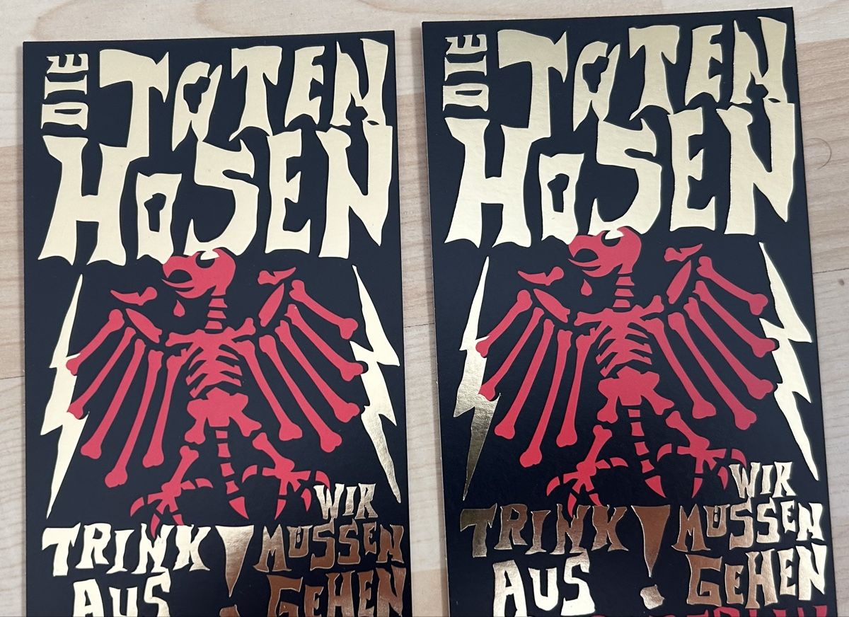Biglietti: Die Toten Hosen Ticket Dresden – Nuovo e nell'imballaggio originale da Brittnau venduto da Pirce
