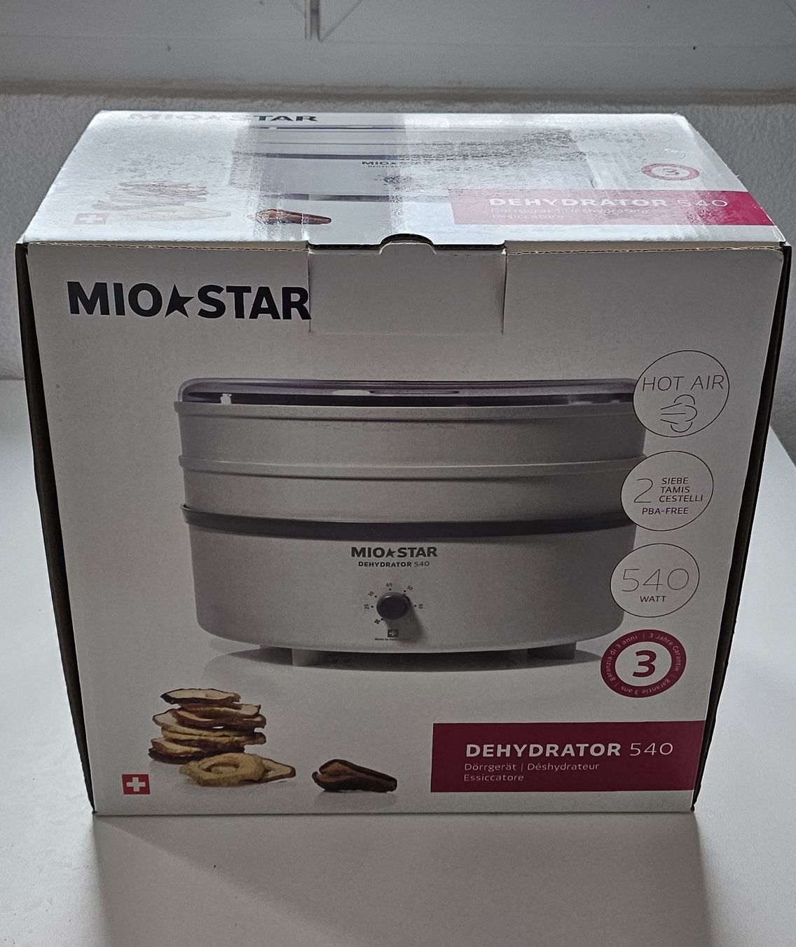 Mio Star Elettrodomestici da cucina: MIOSTAR Dörrgerät Dehydrator 540 - wie neu – Nuovo (secondo la descrizione) da Movelier venduto da Jasmin2812 1