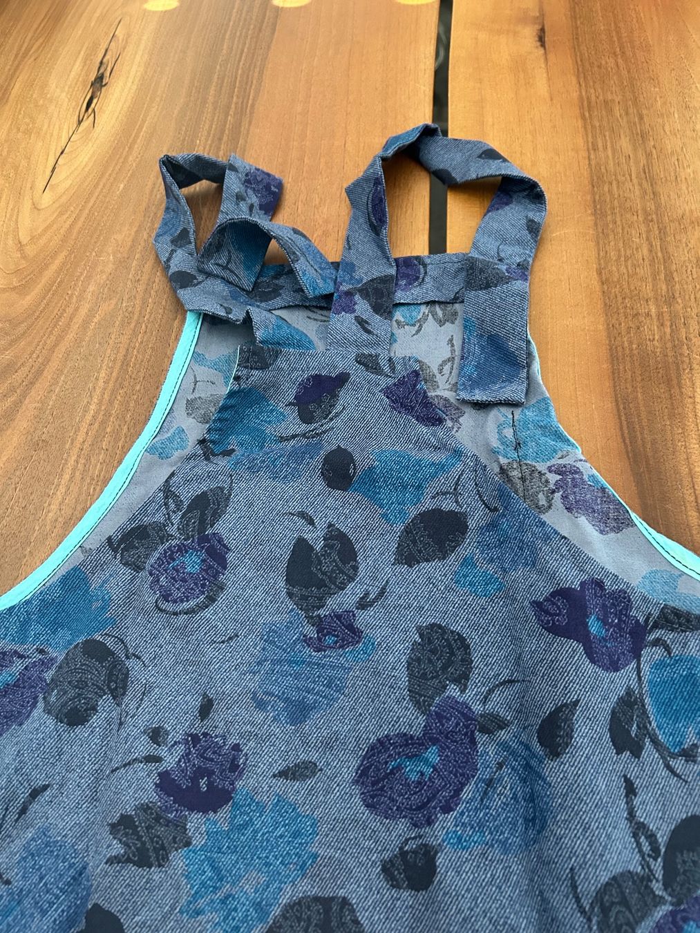 Vestiti & Gonne: Kleid Blumenmuster Blau Grösse 146/152 – Usato da Schötz venduto da chousan 3