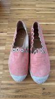 Orange Espadrille Schuhe