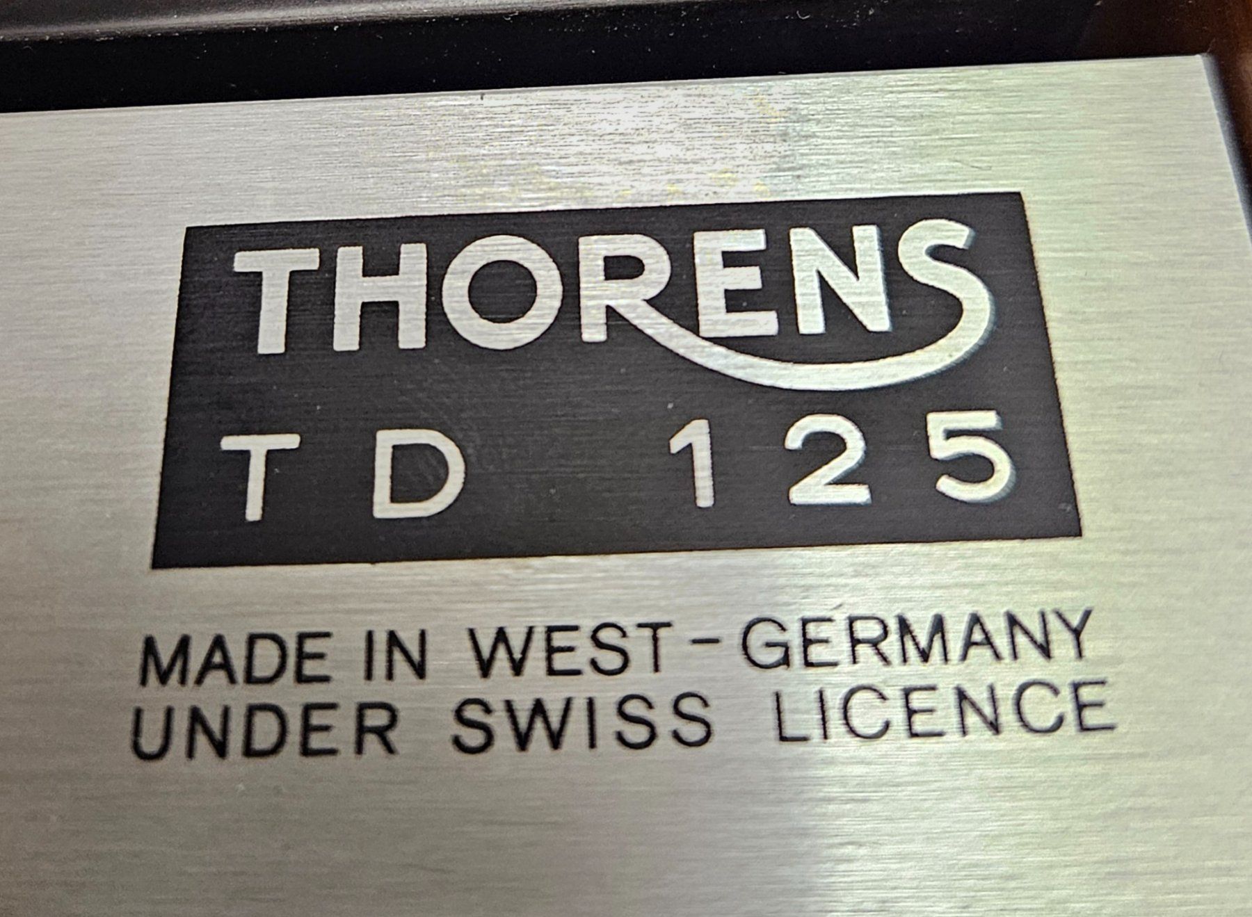 Thorens Giradischi: Thorens TD 125 Plattenspieler – Usato da Herzogenbuchsee venduto da phonowelt 4