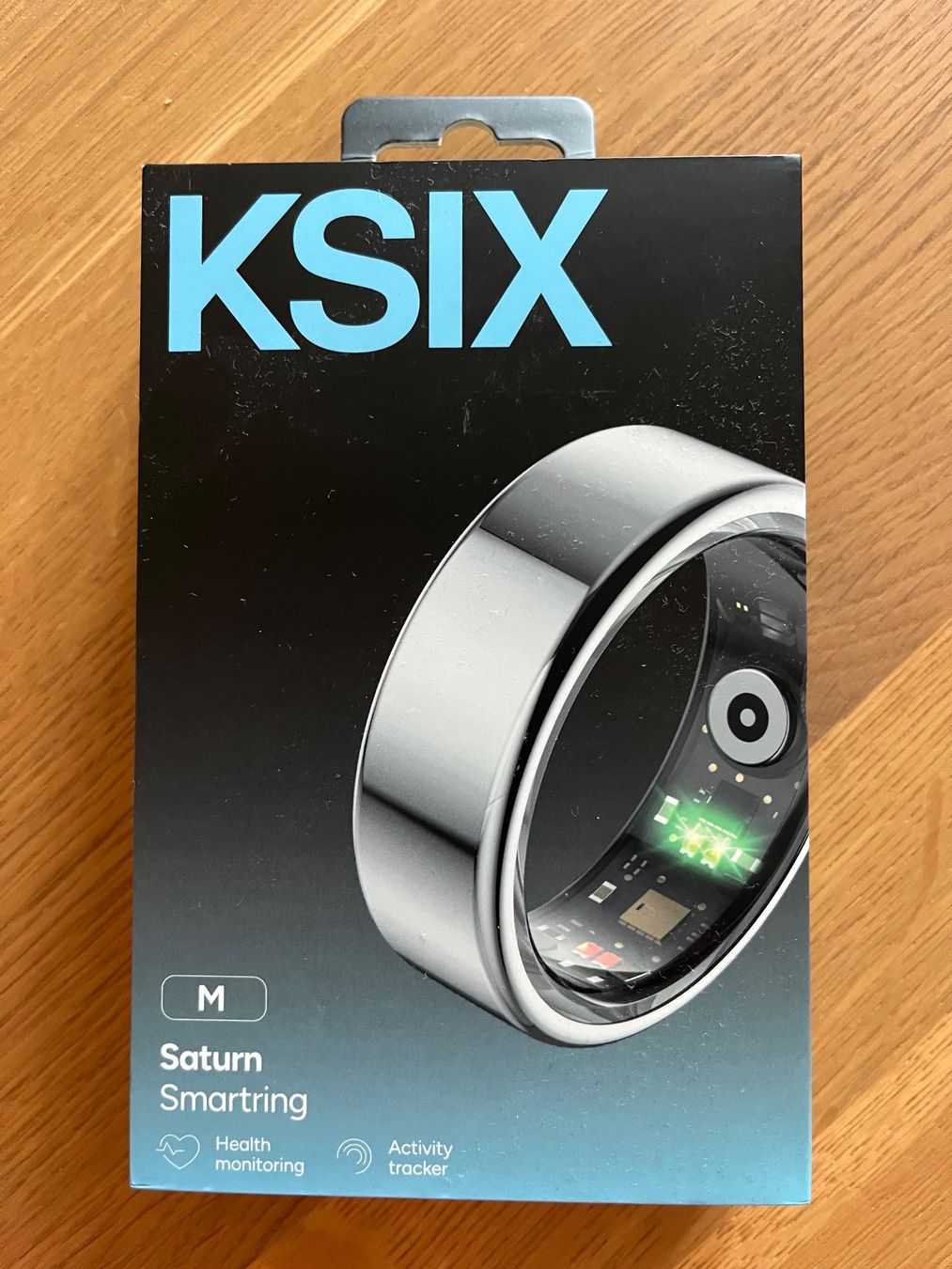 Ringe: KSIX Saturn Smartring silbrig, Grösse M – Neu und originalverpackt aus Tagelswangen von Fige04