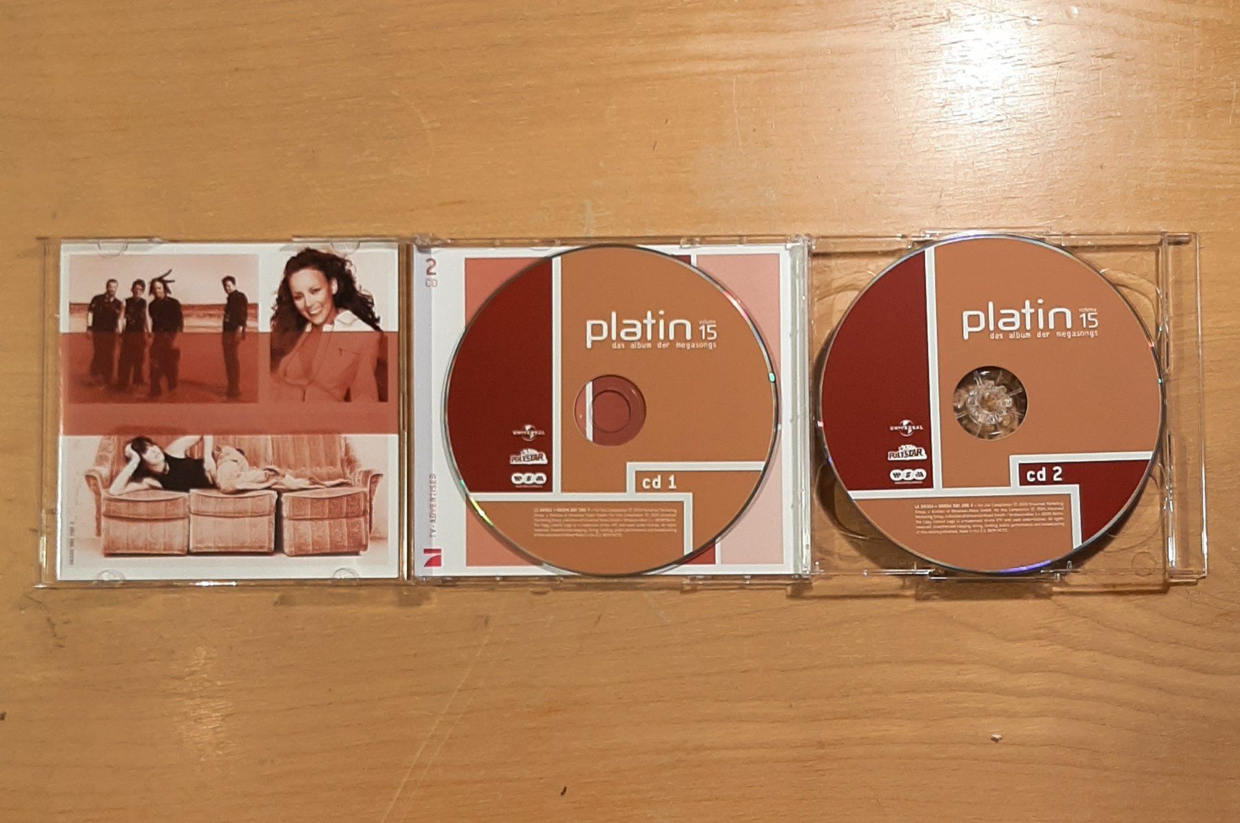 CD: Platin Vol.15 - Album der Megastars, 2CD Hit Sampler 2003 – Usato da Schönenberg TG venduto da breiti12 2