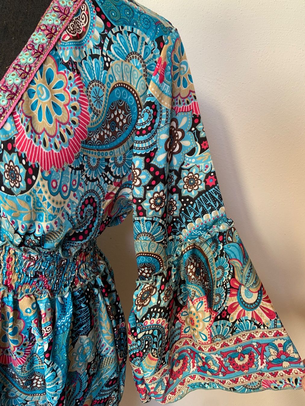 Vestiti: Boho Minikleid aus Seide – Nuovo (secondo la descrizione) da Sigriswil venduto da ck56 5