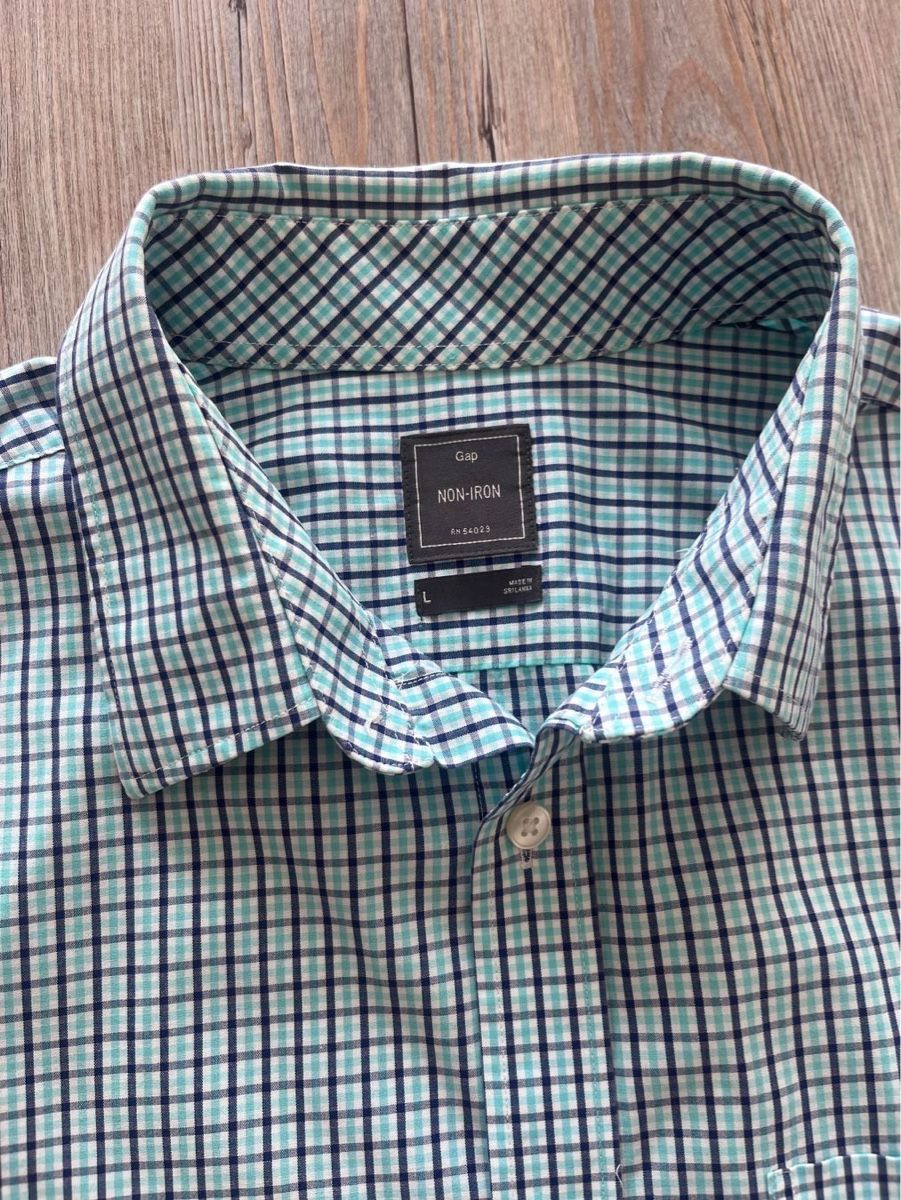 Gap Camicie: GAP Non-Iron kariertes Hemd Gr. L – Usato da Belp venduto da Solyluna 2