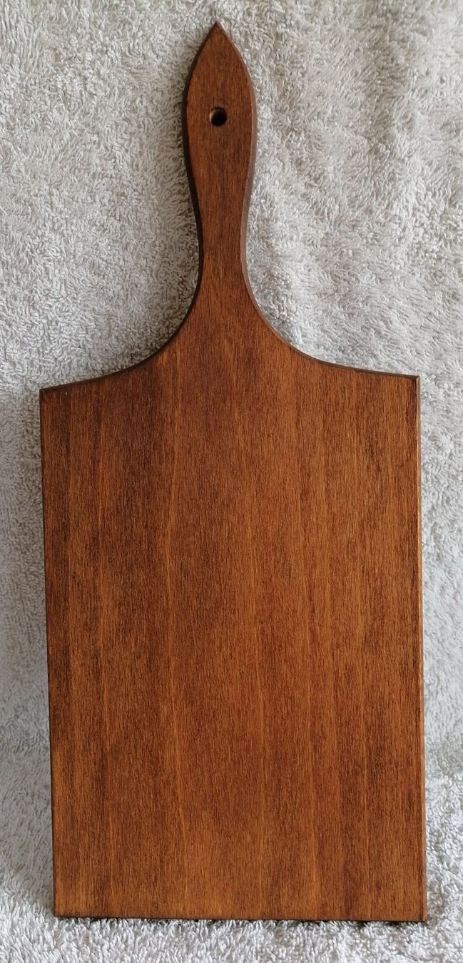 Articoli in legno: gemaltes Holzbrett, handbemalt von F.E. – Usato da Grächen venduto da Hel7890 1