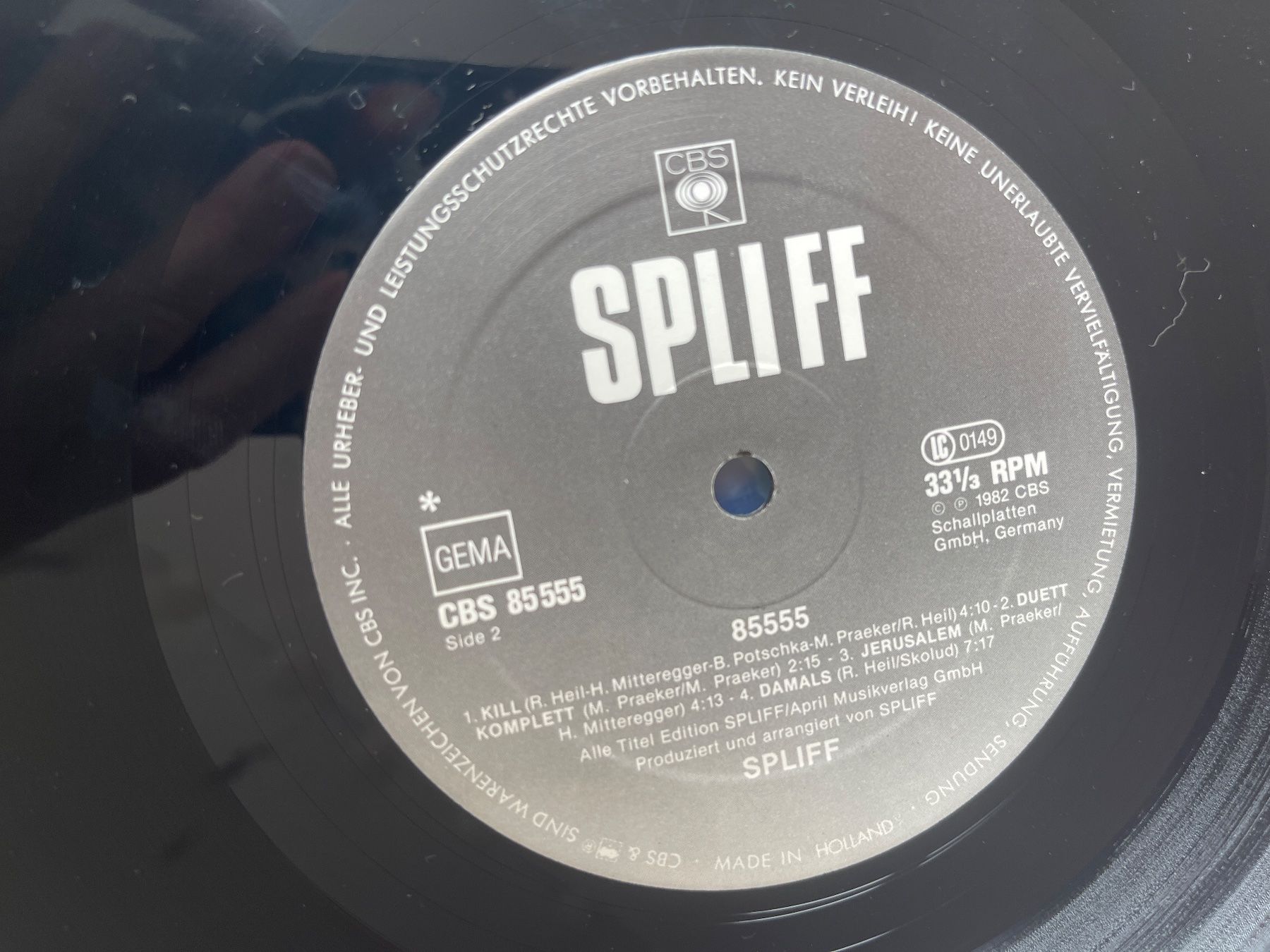 Schallplatten: A599/SPLIFF 85555 – Gebraucht aus Frutigen von Philippe_jsp 2