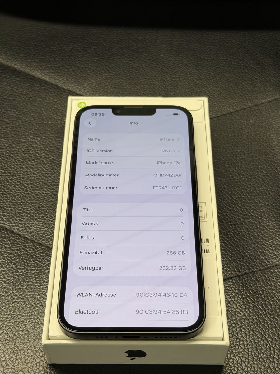 Apple Telefoni cellulari / Smartphones: iPhone 17E 256Gb Black – Usato da Uster venduto da jca_pr9r 4