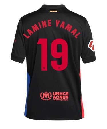 Nike Barcelona Lamine Yamal 19 Away Trikot inkl. UNHCR / XL
