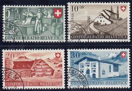 PP30-33 Satz mit FD-Ortsstempeln (15.6.46) aus Viererblock