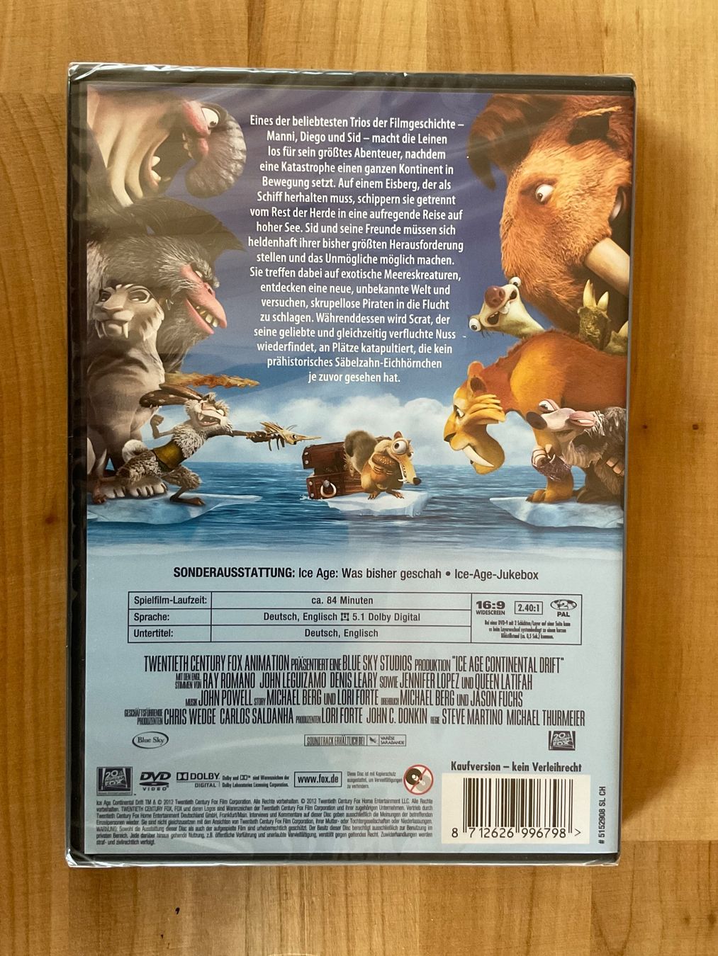 Tutti i DVDs: DVD Ice Age 4 – Nuovo e nell'imballaggio originale da Rümlang venduto da Sambas19 1