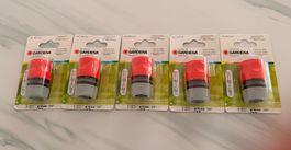 5x Gardena Schlauchverbinder 3/4