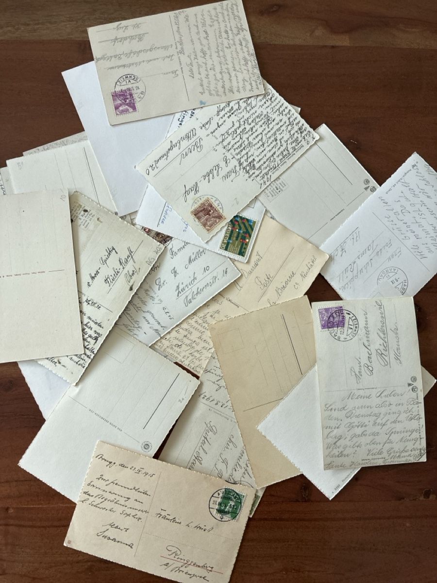 Cartoline postali: 50 Ansichtskarten Schweiz diverse vom Kanton Aargau 3 – Usato da Oftringen venduto da Cla.vD.74 1