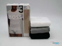 BOSS Rundhals T-Shirt 3er Set (S/W/G) gr. S
