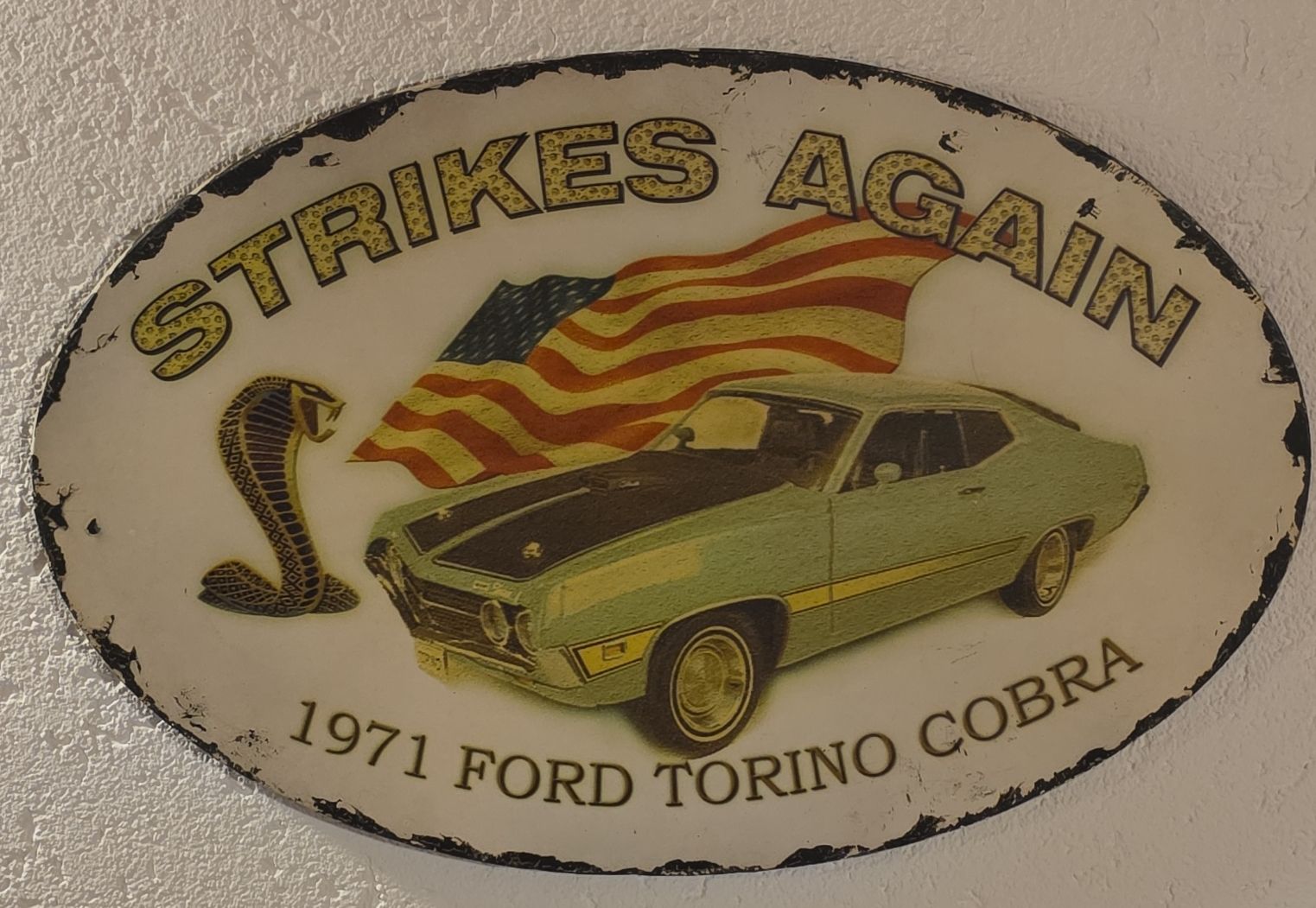 Ford Ecriteaux: Blechschild 1971 Ford Torino Cobra  – D'occasion à Rüti b. Büren par Thoko