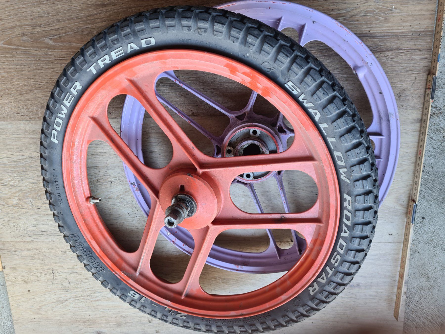 Sachs Ciclomotori: Vorder und Hinterrad 16" Grimeca Puch/Sachs – Usato da frümsen venduto da Sailem 3