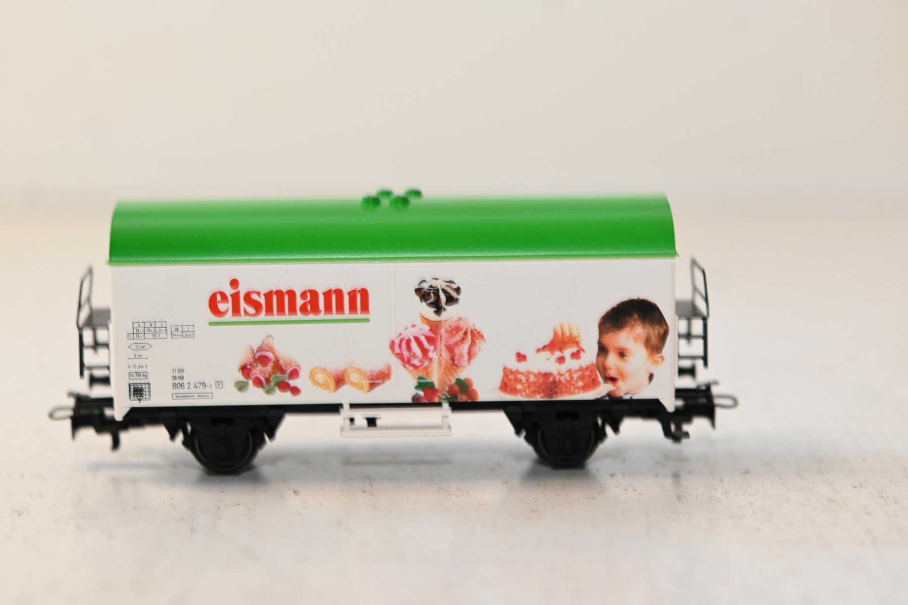 Märklin Modellini di ferrovie: Güterwagen Eismann Märklin 44185 HO/AC mit OVP – Usato da Laupen ZH venduto da Zmoewe