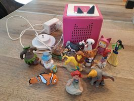 Tonie-Set pink mit 13 Figuren und Ladegerat Tonie Toniebox