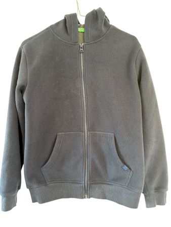 Benetton Fleece Zip Hoodie, Size 2XL - Winter Essential!