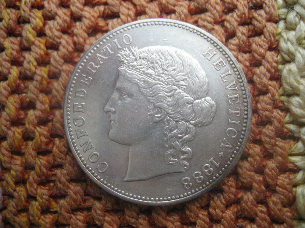 1888 Münze 5 Fr Kaufen auf Ricardo