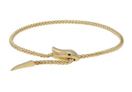 Goldarmband golden snake