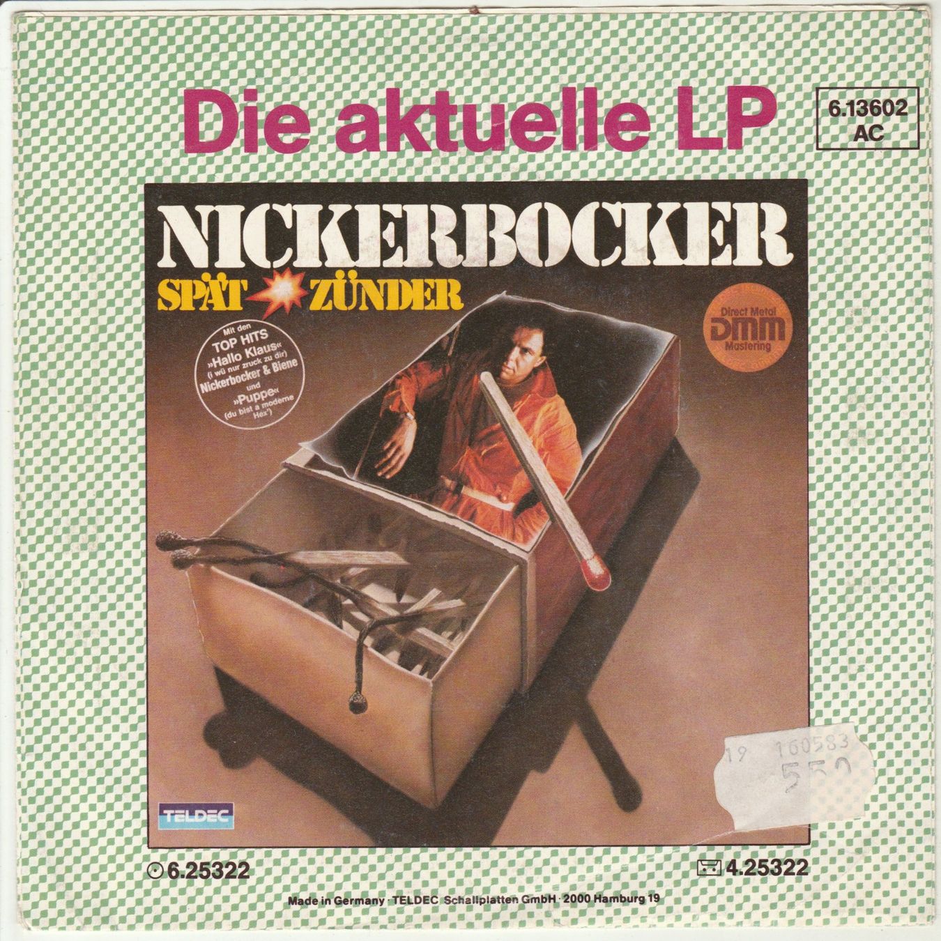 Dischi in vinile: Nickerbocker & Biene - Hallo Klaus 7" Vinyl 1982 – Usato da Tübach venduto da JamesStone 1