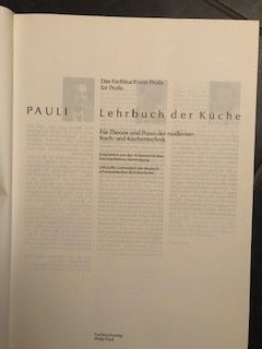Livres: Pauli Lehrbuch der Küche – D'occasion à Dietlikon par estrella-stern 1