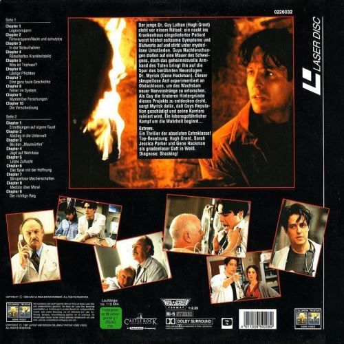 Alle DVDs: [Laserdisc] Extreme Measures (1996) [02. – Gebraucht aus Rheinfelden von Burzelchen 1