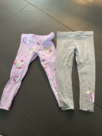 2er-Pack Kinder Leggings My Little Pony lila/grau Gr. 104 NE
