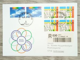 TR107 Enveloppe + Timbre Suisse 1997