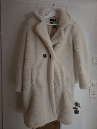 Tally Weijl Teddy Mantel weiss