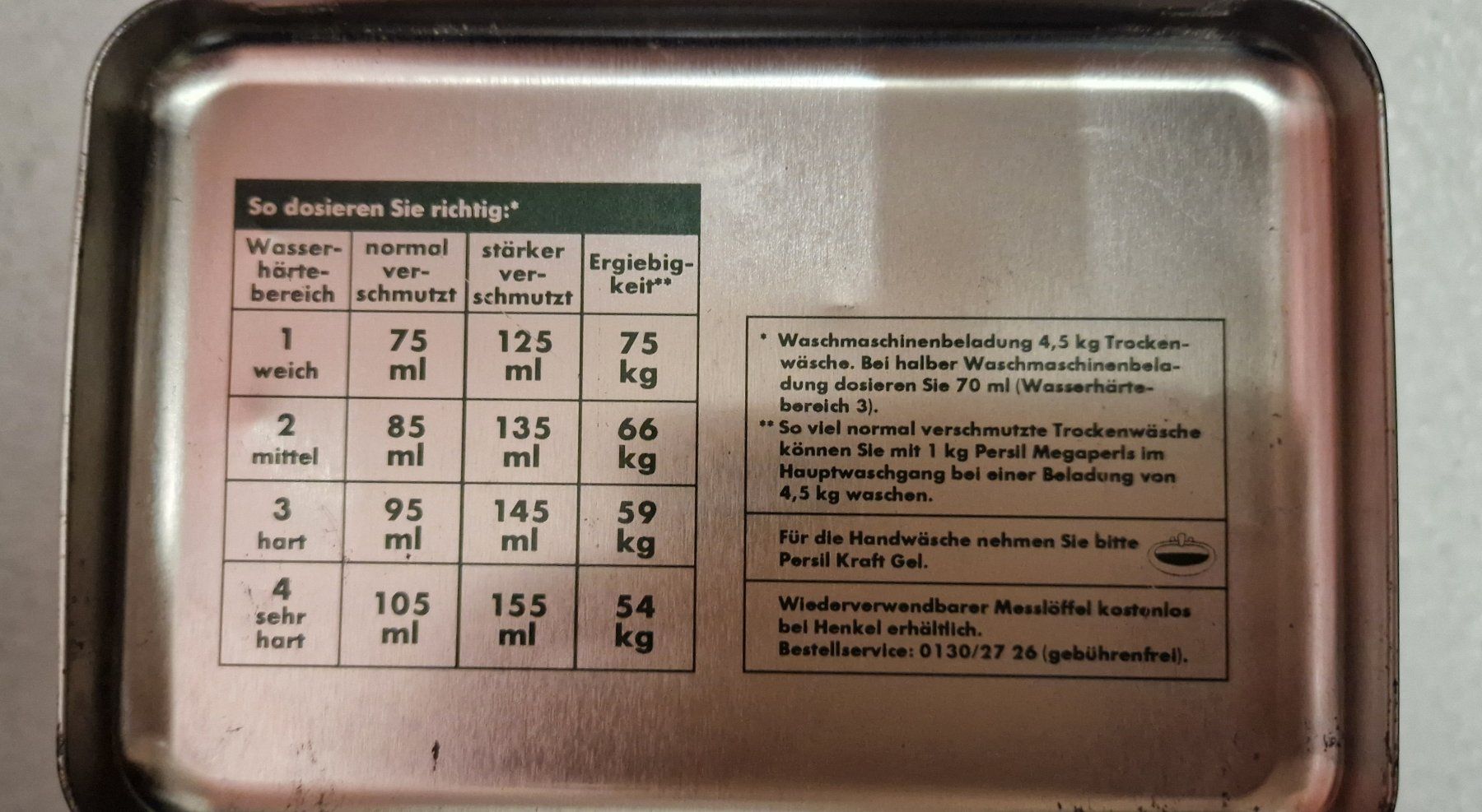 Tutte le decorazioni: Persil Artikel – Usato da Hildisrieden venduto da Anthosa3 1