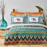 Parure de lit 4 pièces neuve – Housse de couette matelassée