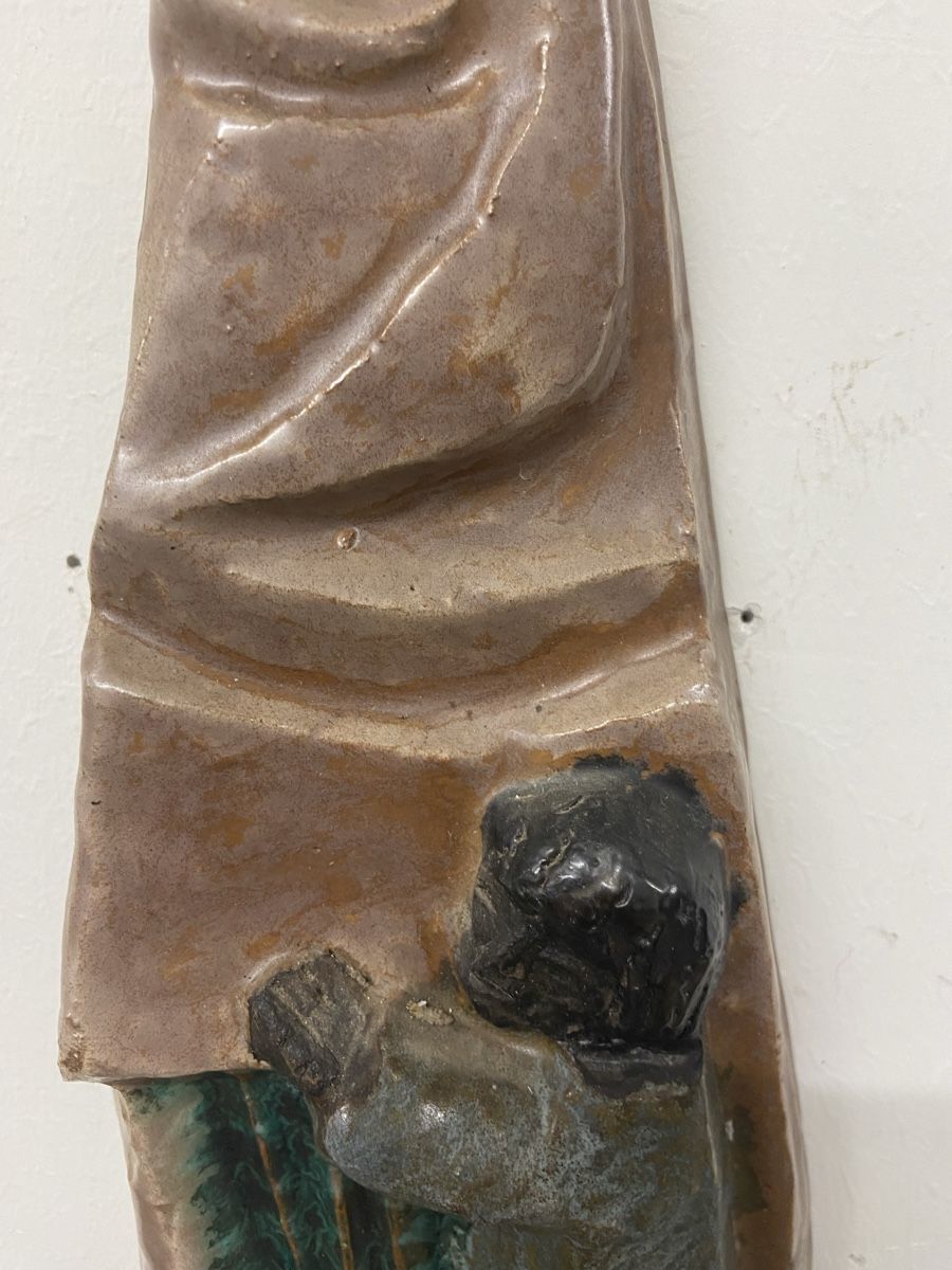 Sculture & Statue: Keramik Relief, Mutter mit Kind – Usato da Dietikon venduto da brocki-eyra 7